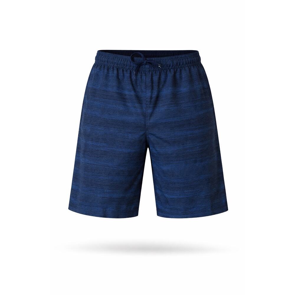 Speedo Men’s Swim Shorts Blue Elastic Waist L/G Large Drawstring Swim Trunks